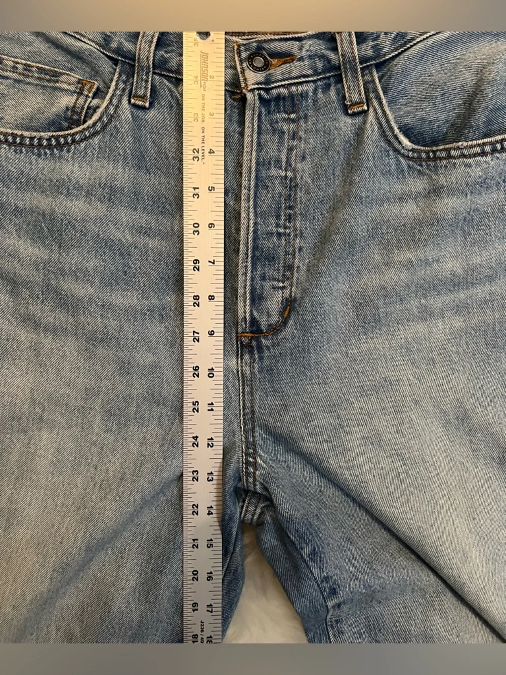 Favorite Daughter The Masha Light Wash Denim Jeans size 30 High rise wide leg - Picture 10 of 10